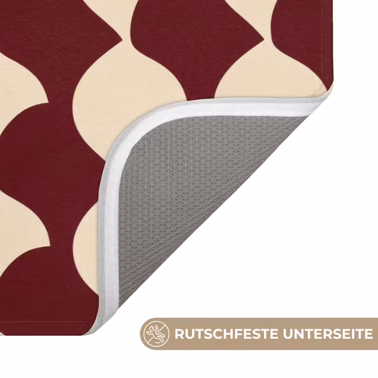 Rood - Tegelpatroon - Crème Badmat middel 997 -USP_AntislipDE
