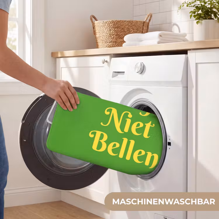 Mij niet bellen - Telefoon - Groen Badmat klein -USP_WasbaarDE