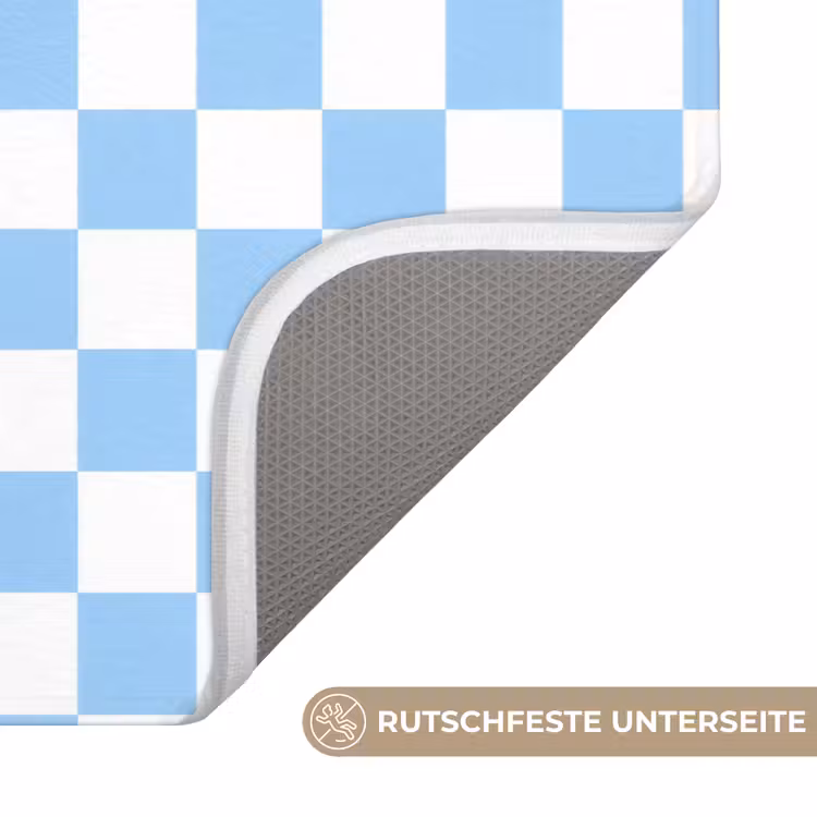 Schaakbord - Klassiek - Blauw Badmat middel 997 -USP_AntislipDE