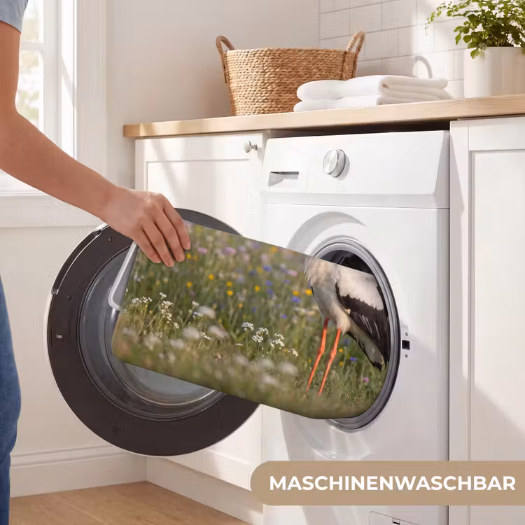 Ooienvaar - Bloemen - Weide - Kleurrijk Badmat middel -USP_WasbaarDE