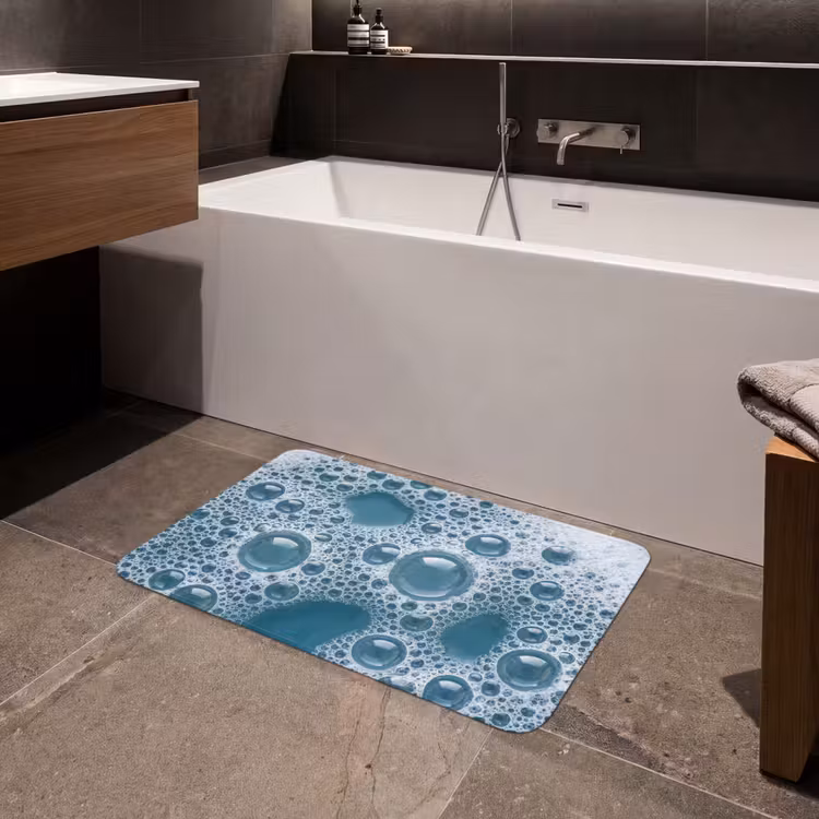 Schuim - Water - Textuur Badmat middel -sfeer3