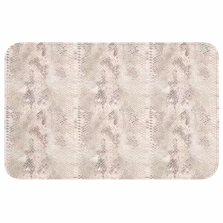 Slang - Patroon - Beige Badmat middel 997 -3d