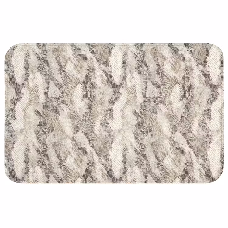 Slang - Patroon - Taupe Badmat middel 997 -3d
