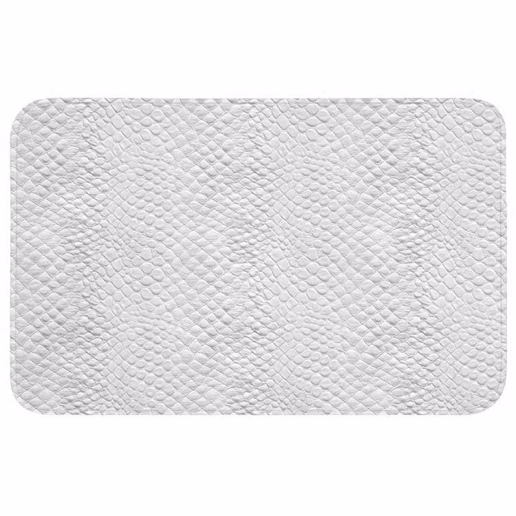 Slang - Patroon - Wit Badmat middel 997 -3d