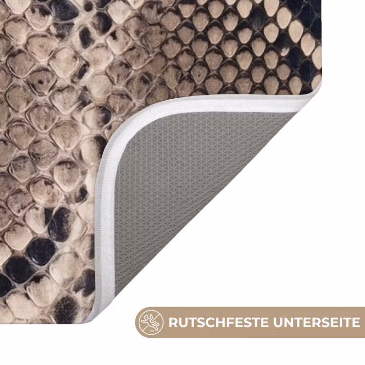 Slangenprint - Python - Bruin Badmat middel -USP_AntislipDE