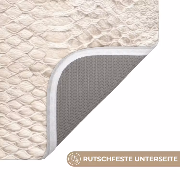 Slangenprint - SWAG - Neon - Groen Badmat middel -USP_AntislipDE