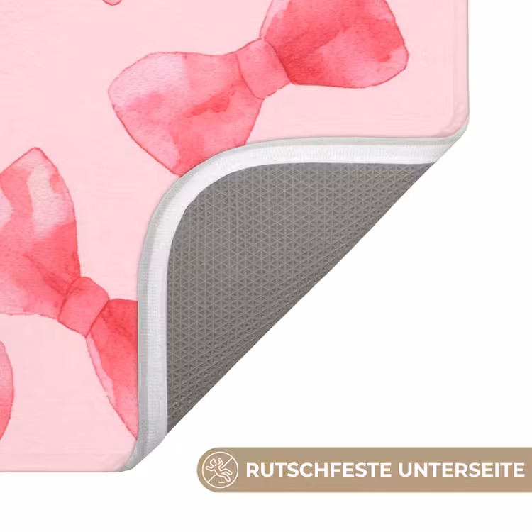 Strikken - Aquarel - Roze Badmat middel 997 -USP_AntislipDE