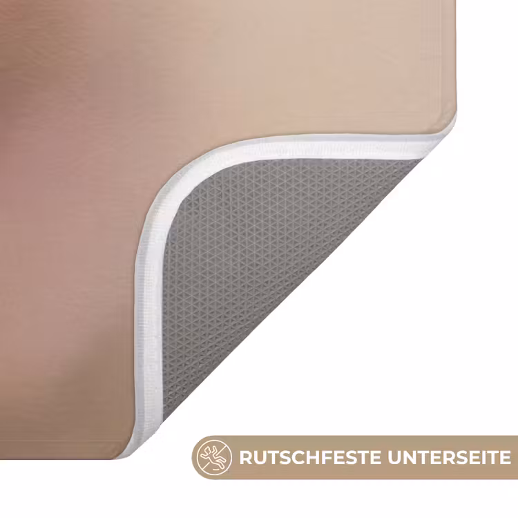 Vlinder - Bloem - Blauw Badmat middel -USP_AntislipDE