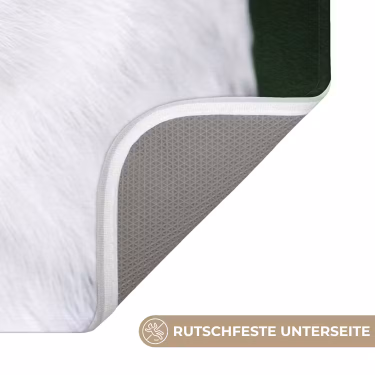 Sneeuwuil - Portret - Geel Badmat middel -USP_AntislipDE