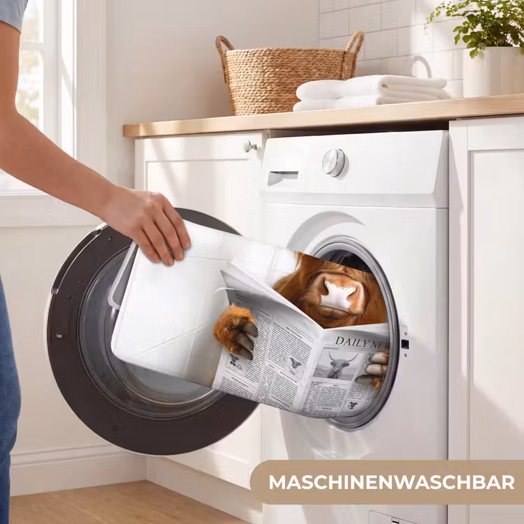 Schotse Hooglander - Dier - Krant - Toilet Badmat middel -USP_WasbaarDE
