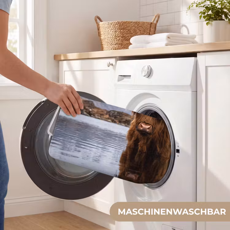 Schotse hooglander - Bruin - Water Badmat middel -USP_WasbaarDE