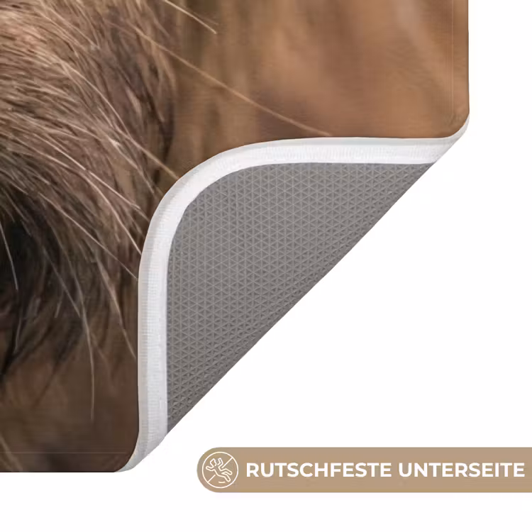 Schotse hooglander - Neus - Bruin Badmat middel -USP_AntislipDE