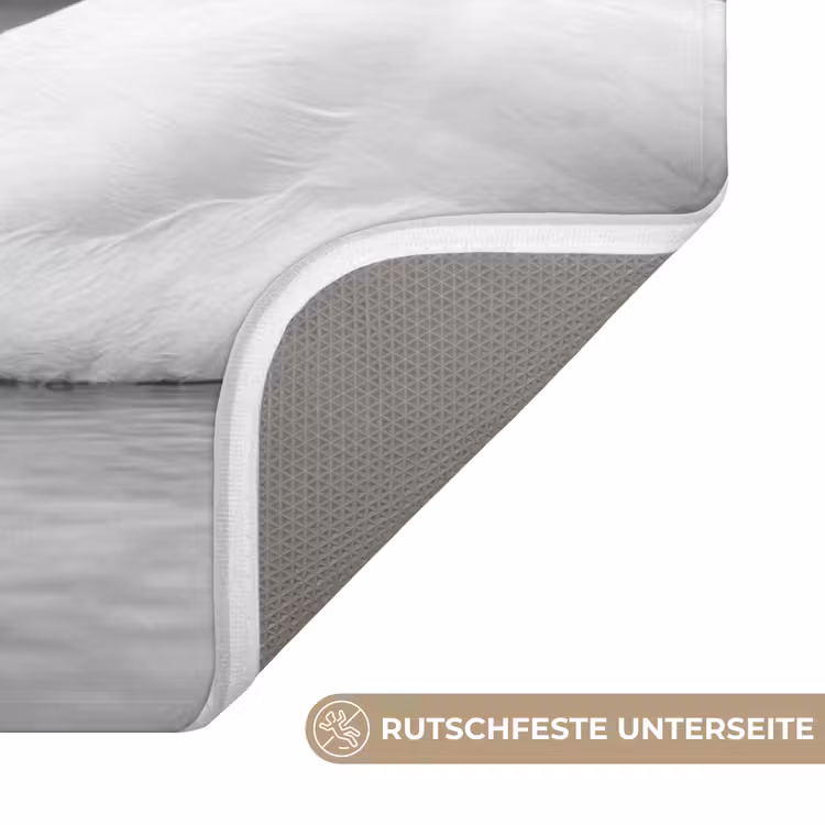 Zwanen - Hart - Zwart - Wit Badmat middel -USP_AntislipDE