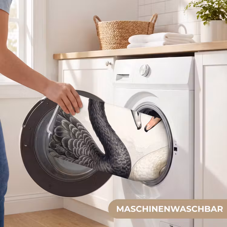 Zwanen - Hartvorm - Dieren Badmat middel -USP_WasbaarDE