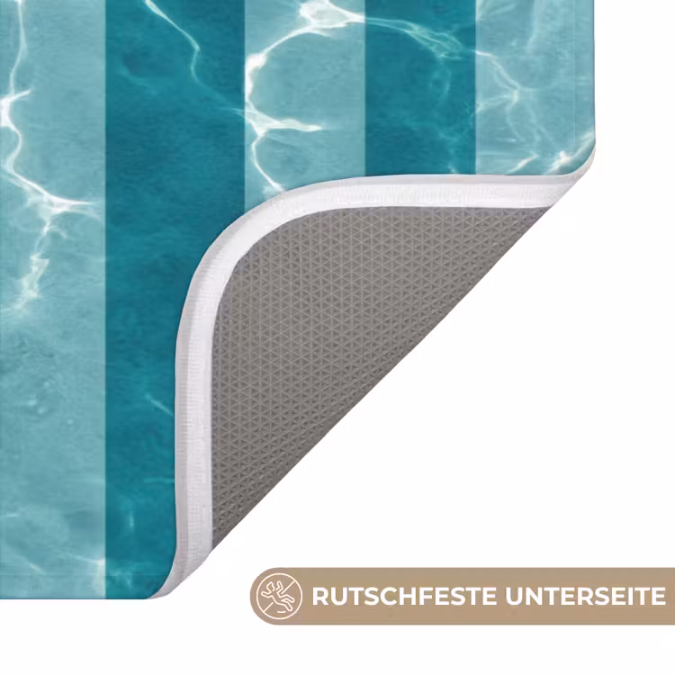 Zwembad - Strepen - Groen Badmat middel 997 -USP_AntislipDE