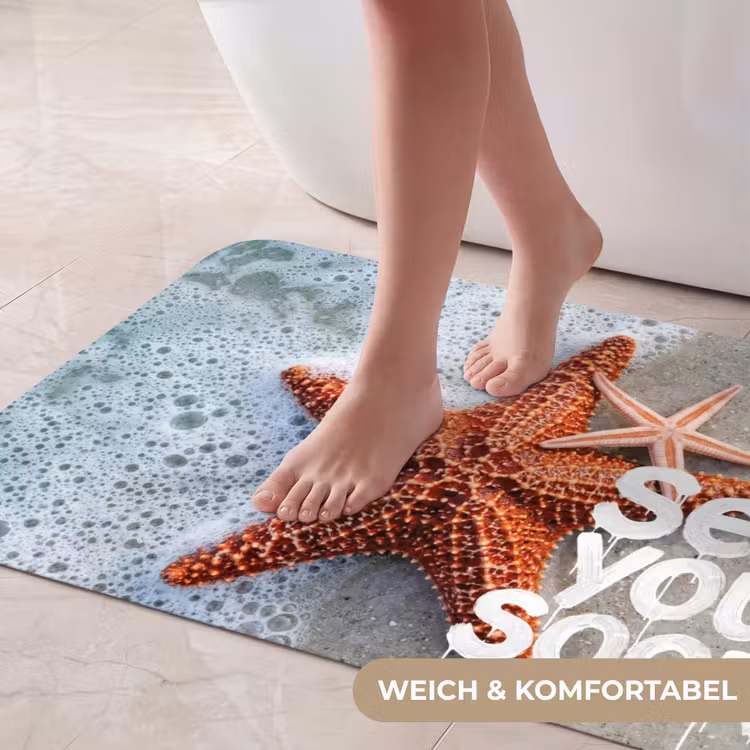 Sea you soon - Zeester - Zee Badmat middel -USP_ZachtDE