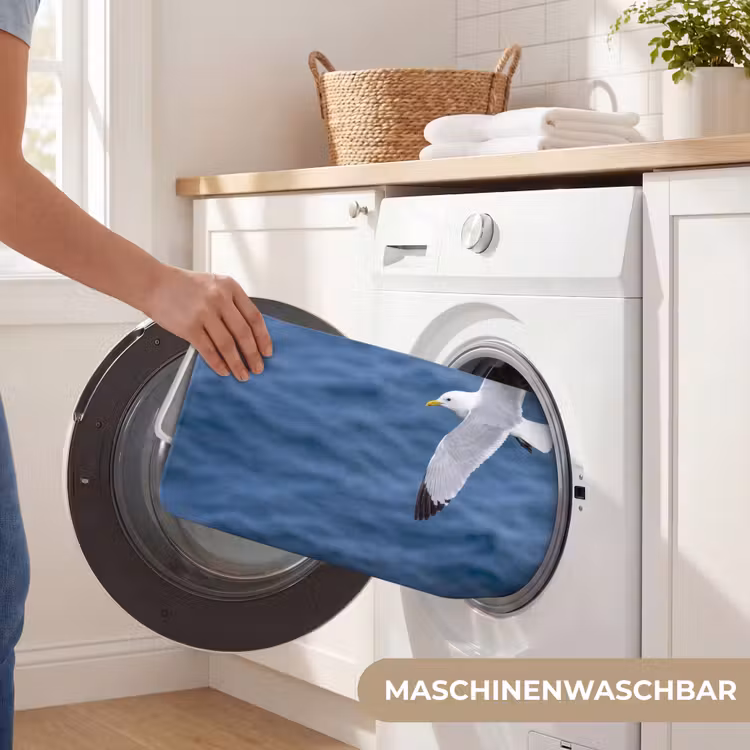 Zeemeeuw - Oceaan - Blauw Badmat middel -USP_WasbaarDE