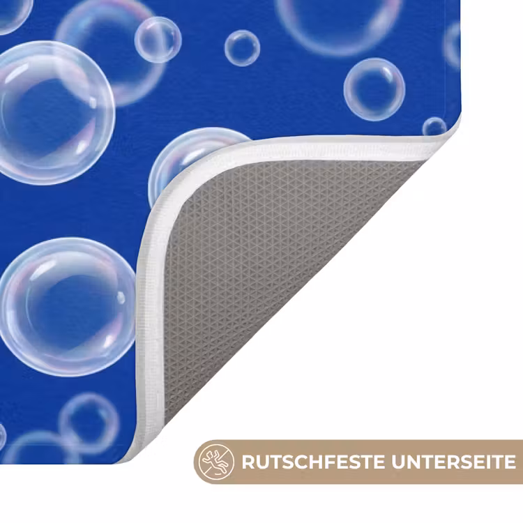 Bubbels - Patroon - Blauw Badmat middel -USP_AntislipDE