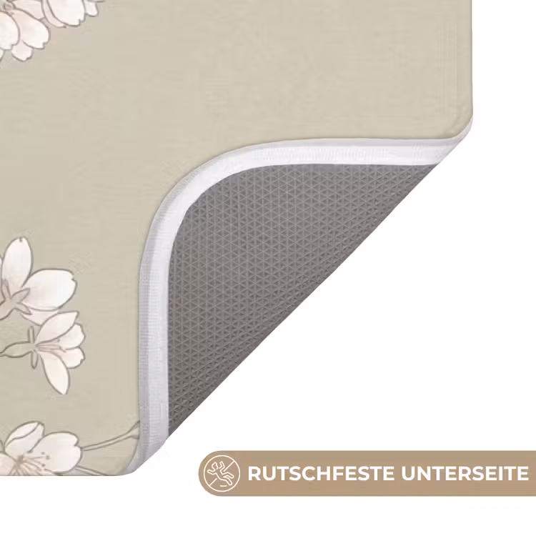 Sereen - Bloesem - Wit Badmat middel -USP_AntislipDE