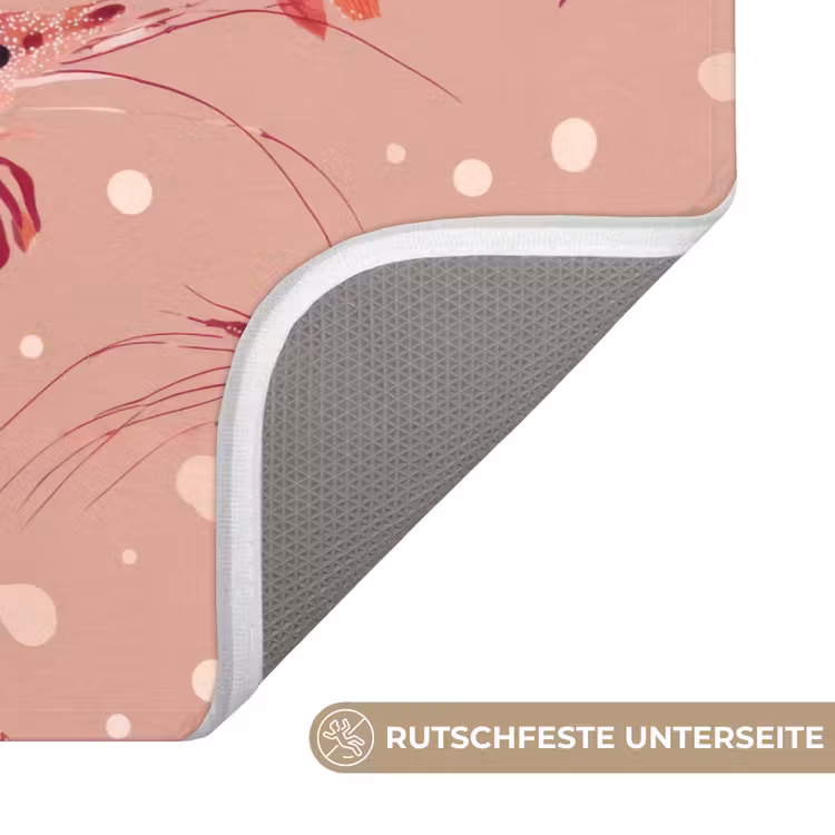 Garnalen - Stippen - Roze Badmat middel 997 -USP_AntislipDE