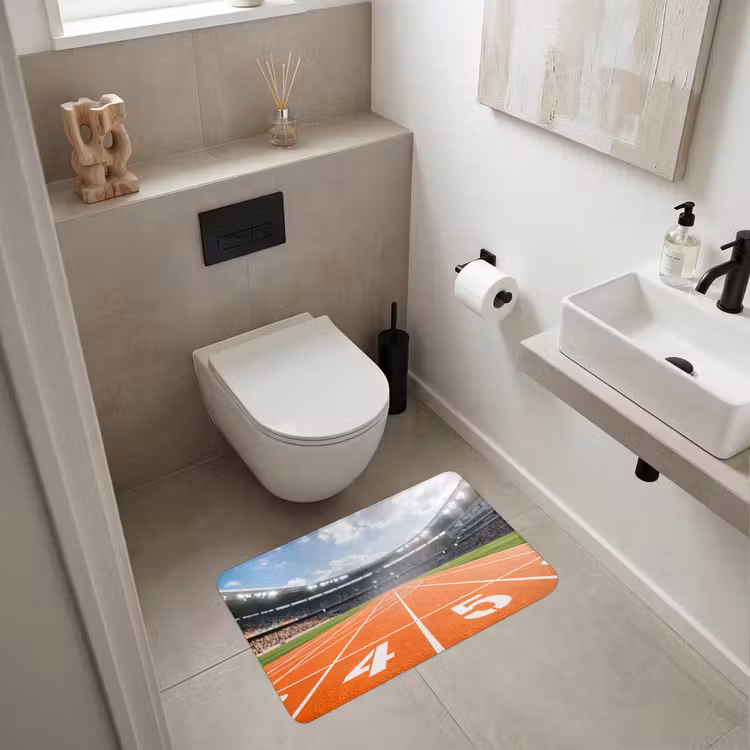 Sintelbaan - Stadion - Sport -Oranje Badmat middel -sfeer4