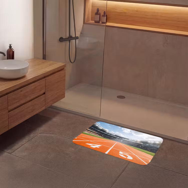 Sintelbaan - Stadion - Sport -Oranje Badmat middel -sfeer2
