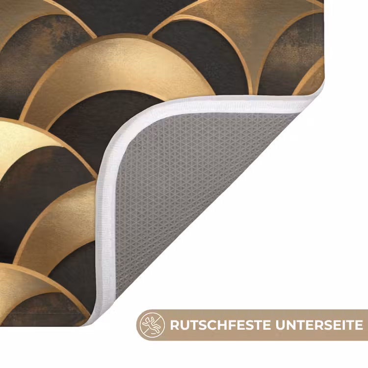 Schubben - Structuur - Goud Badmat middel 997 -USP_AntislipDE