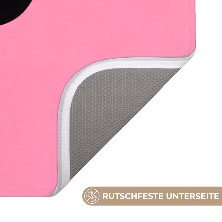 Smiley - Bloem - Roze Badmat middel -USP_AntislipDE