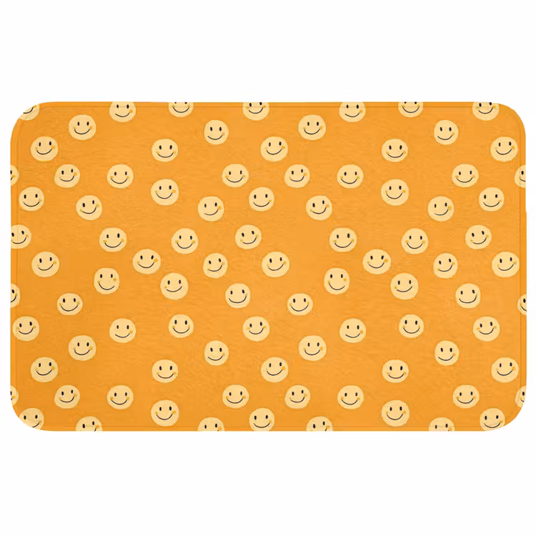 Smileys - Retro - Heel Badmat middel 997 -3d