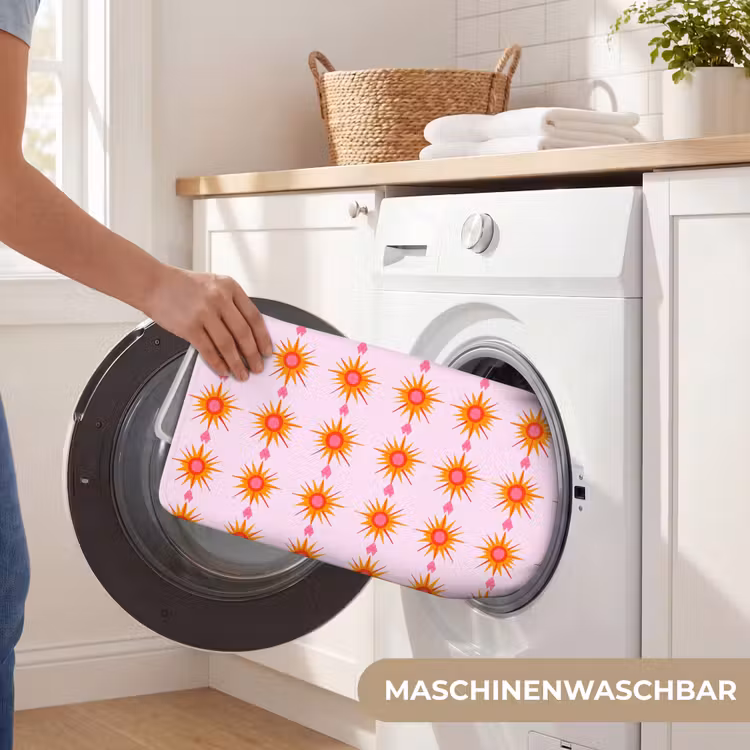 Zon - Motief - Roze Badmat middel 997 -USP_WasbaarDE