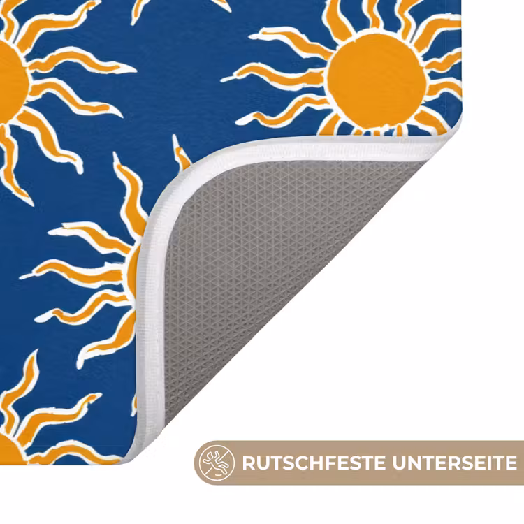 Zon - Patroon - Blauw Badmat middel 997 -USP_AntislipDE