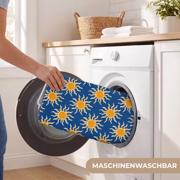 Zon - Patroon - Blauw Badmat middel 997 -USP_WasbaarDE