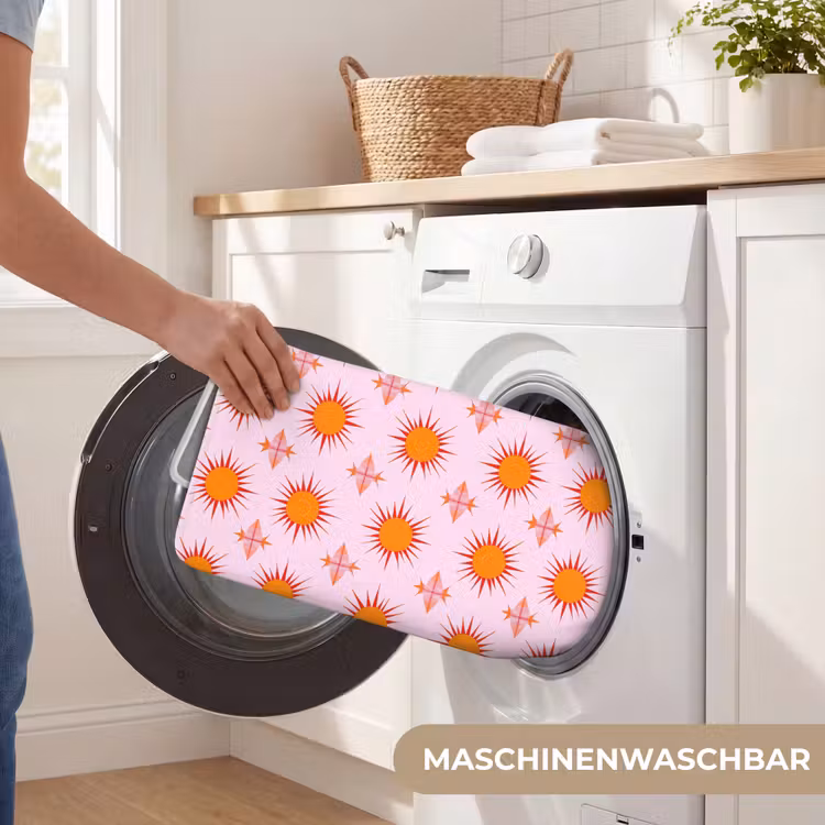 Zon - Patroon - Roze Badmat middel 997 -USP_WasbaarDE