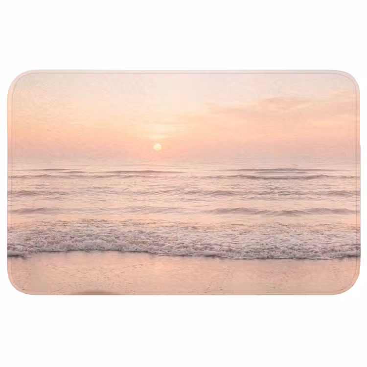 Zon - Strand - Roze Badmat middel -3d