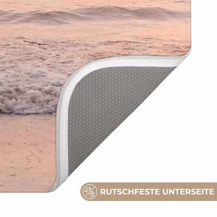 Zon - Strand - Roze Badmat middel -USP_AntislipDE