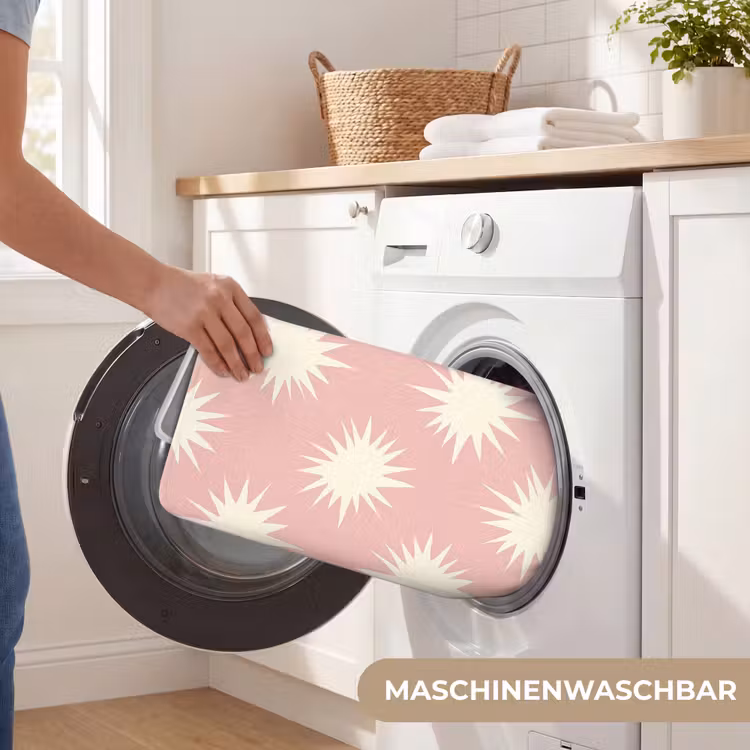 Zonnen - Patroon - Roze Badmat middel 997 -USP_WasbaarDE