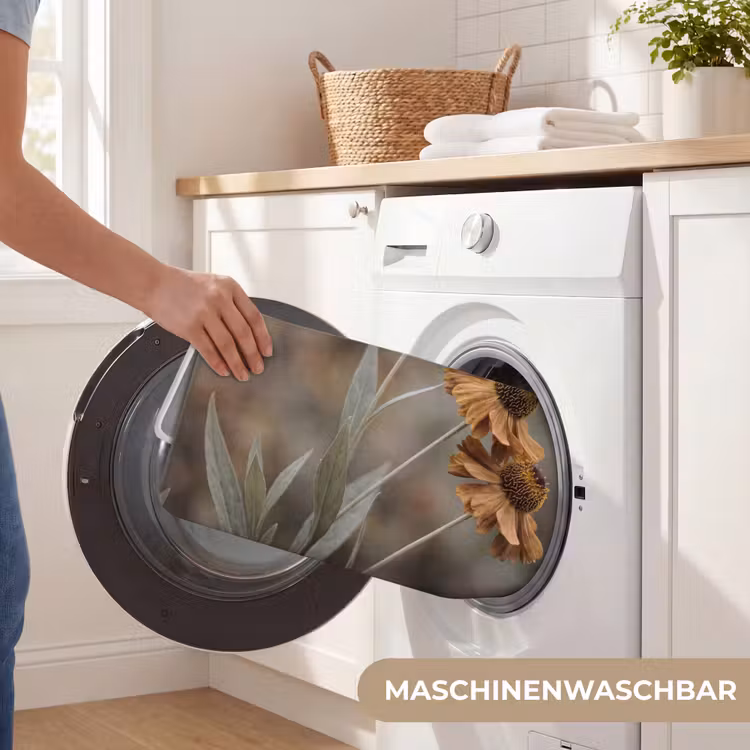 Zonnehoed - Droogbloemen - Geel - Warm Badmat middel -USP_WasbaarDE