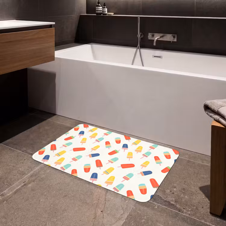 IJsjes - Speels - Kleurrijk Badmat middel 997 -sfeer3