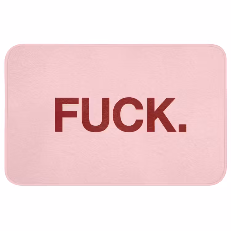 Statement - Krachtig - Roze Badmat middel -3d