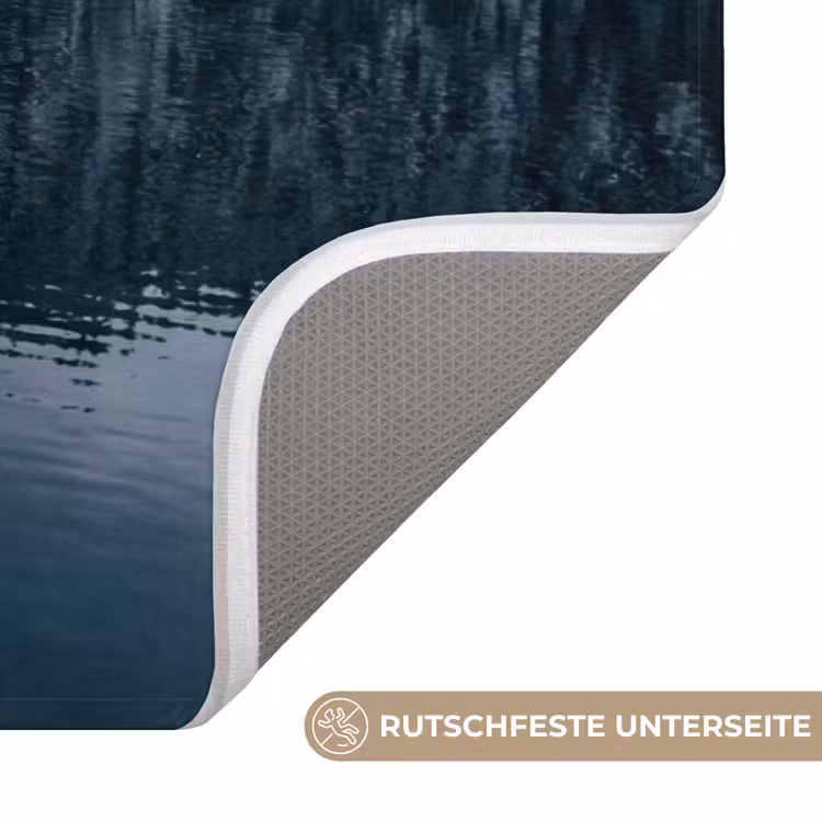 Steiger - Meer - Sneeuw - Bergen - Rustgevend Badmat middel -USP_AntislipDE