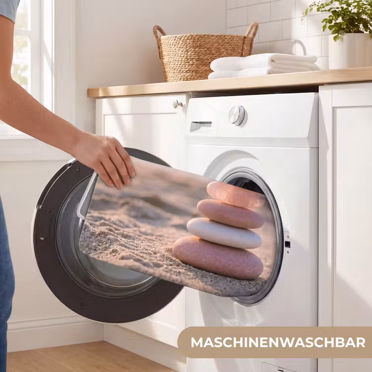 Stenen - Zand - Roze Badmat middel -USP_WasbaarDE
