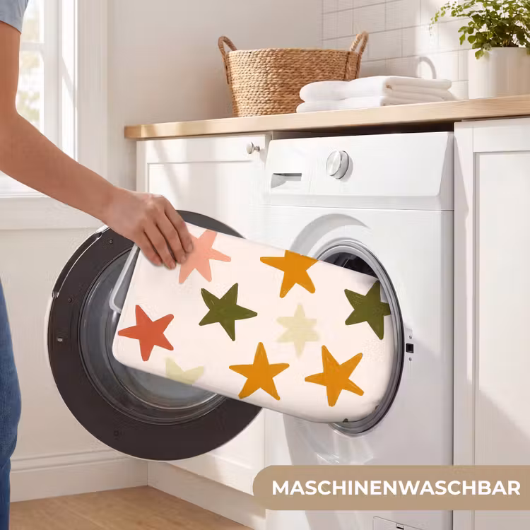 Sterren - Patroon - Kleurrijk Badmat middel 997 -USP_WasbaarDE