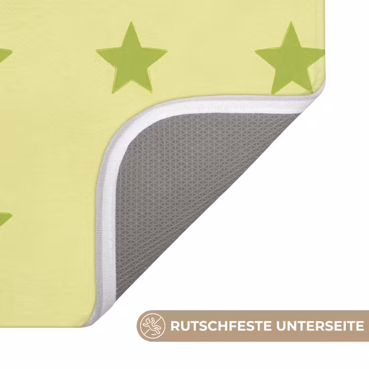 Sterren - Patroon - Groen Badmat middel 997 -USP_AntislipDE