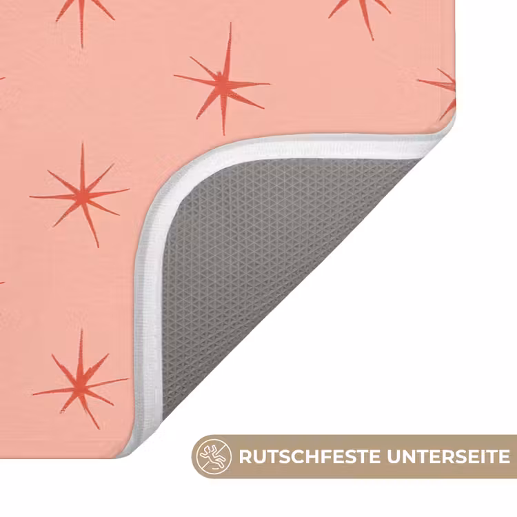 Sterretjes - Patroon - Oranje Badmat middel 997 -USP_AntislipDE