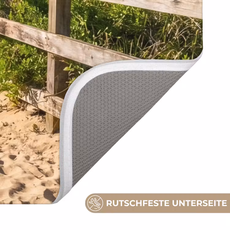 Strand - Zandpad - Oceaan - Natuur Badmat middel -USP_AntislipDE
