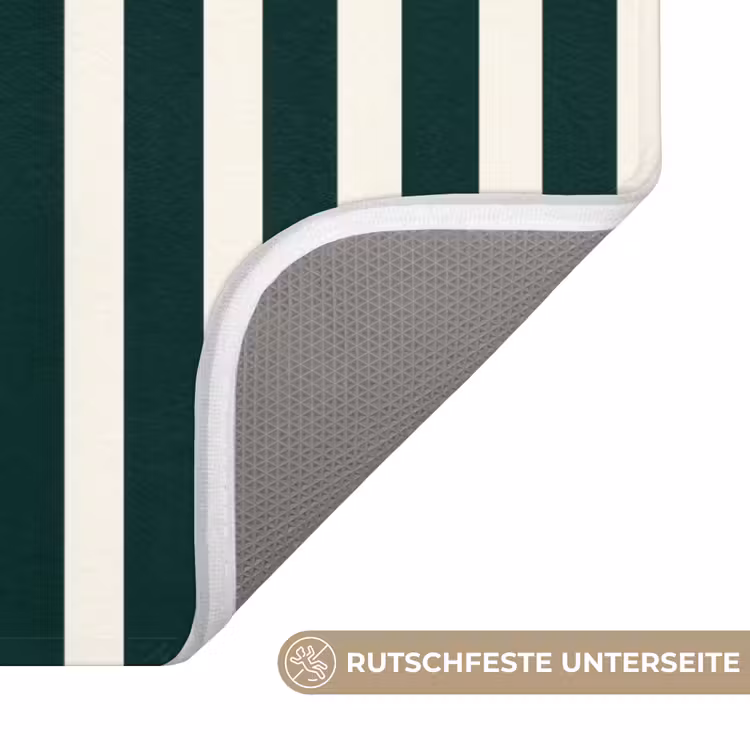Strepen - Klassiek - Groen Badmat middel 997 -USP_AntislipDE