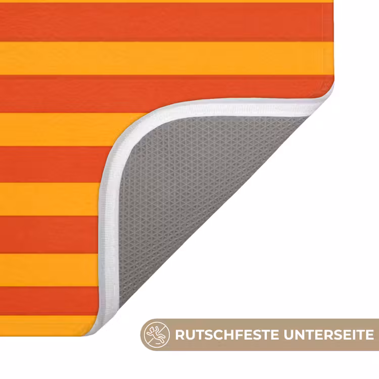 Strepen - Patroon - Oranje Badmat middel 997 -USP_AntislipDE