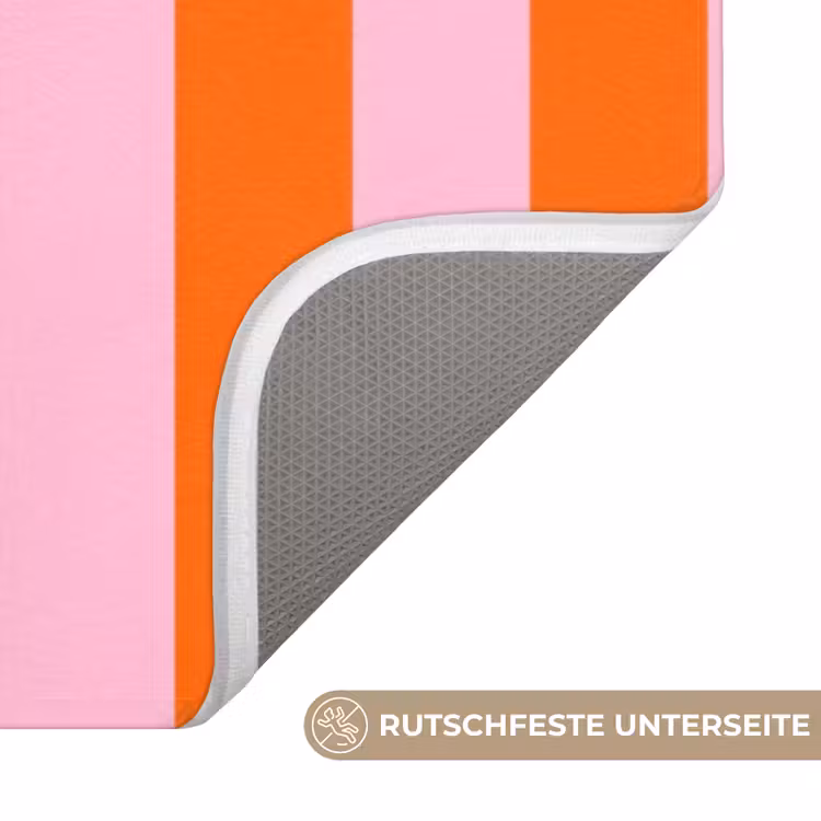 Strepen - Oranje - Verticaal - Ciao bella Badmat middel -USP_AntislipDE