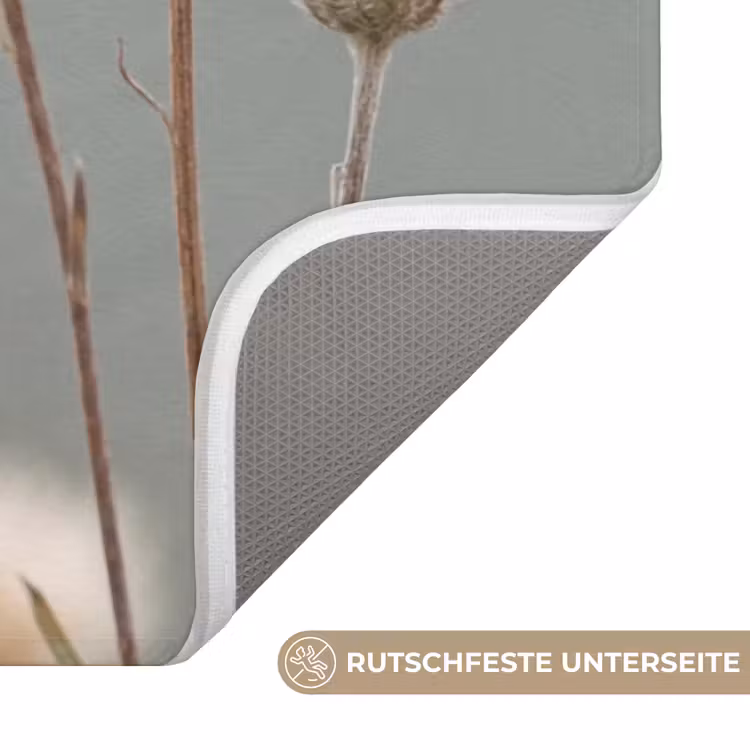 Strobloemen - Wit - Daglicht Badmat middel -USP_AntislipDE