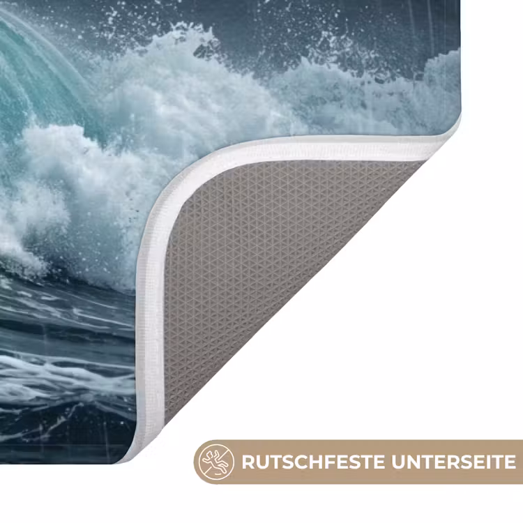 Storm - Badeend - Golven Badmat middel -USP_AntislipDE